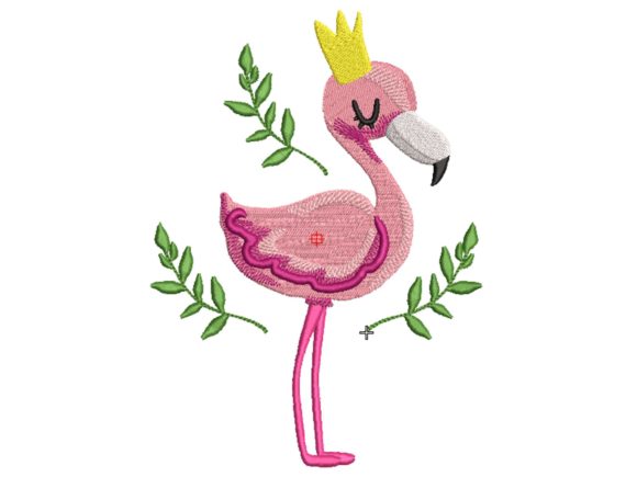 Flamingo Embroidery: A Sweet Touch for Handmade Gifts