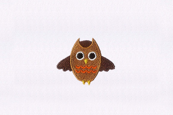 Owl Digital Embroidery