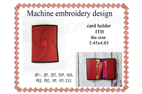 Review: Card Case - in the Hoop for Holiday Gifts